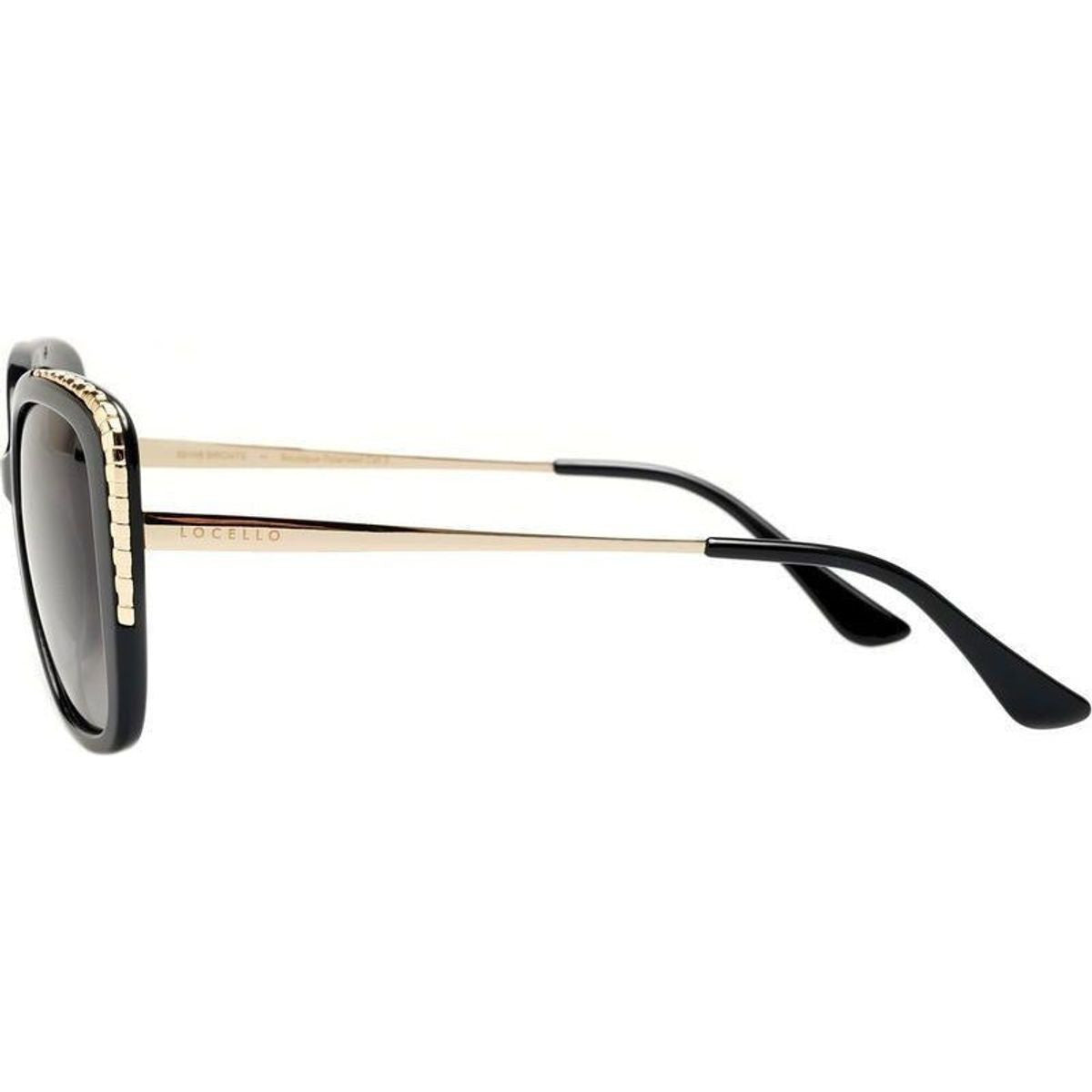 Bronte, Black and Gold/Smoke Gradient Polarised Lenses