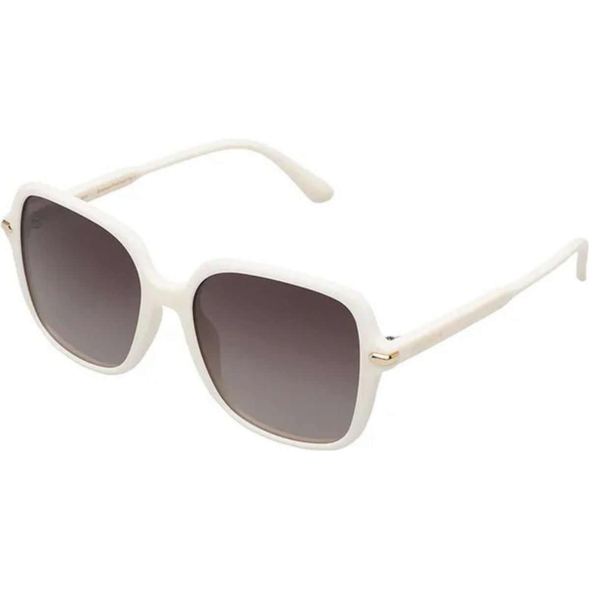 Desi, White Linen/Brown Polarised Lenses