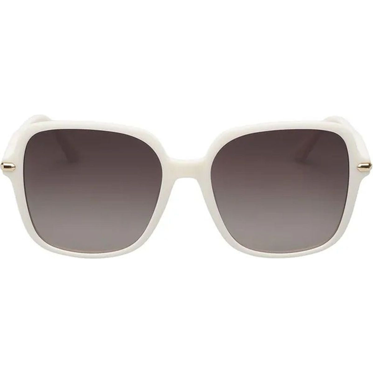 Desi, White Linen/Brown Polarised Lenses