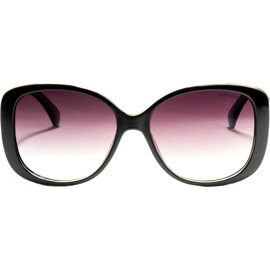 Franca, Crystal Black/Smoke Gradient Polarised Lenses