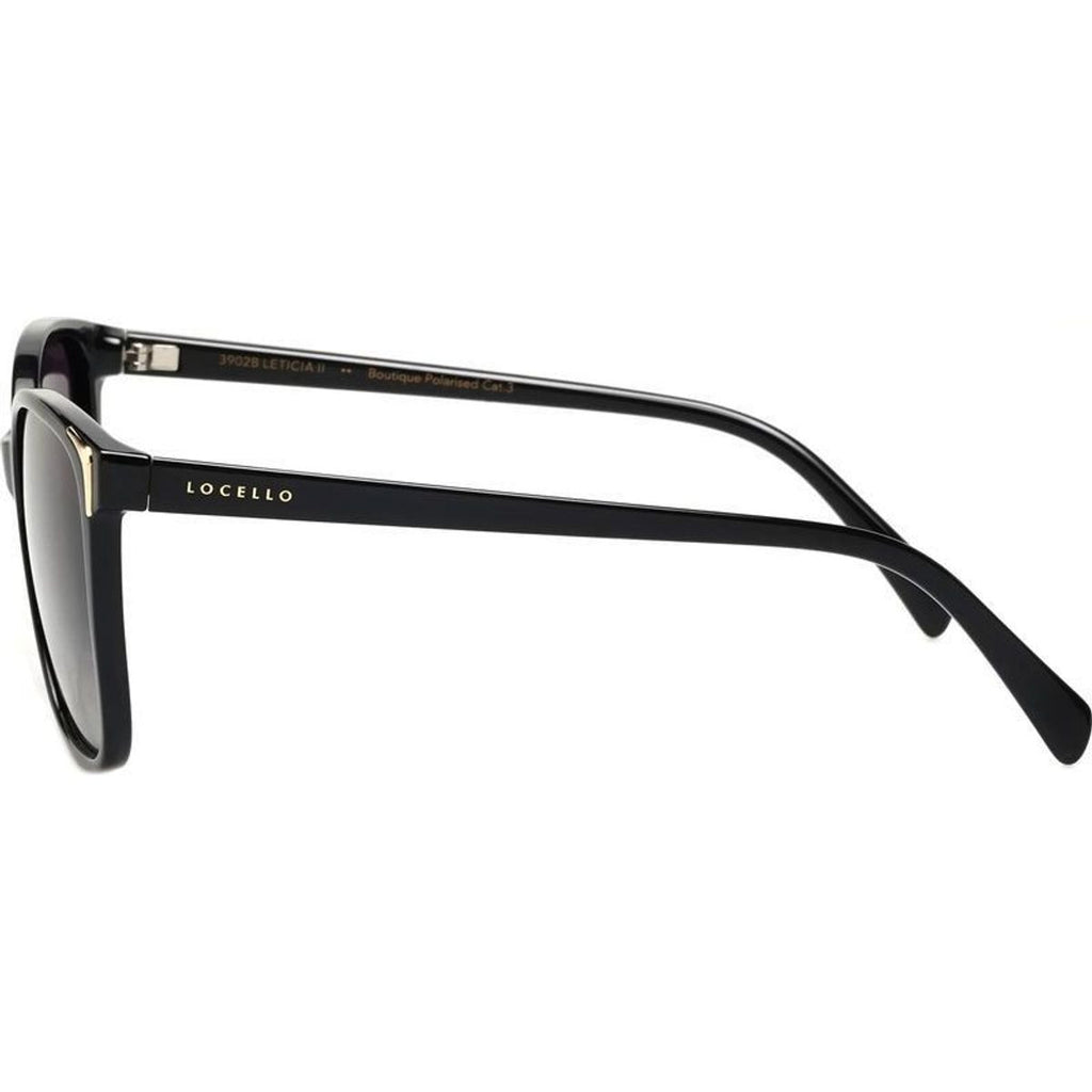 Leticia II, Black/Smoke Polarised Lenses