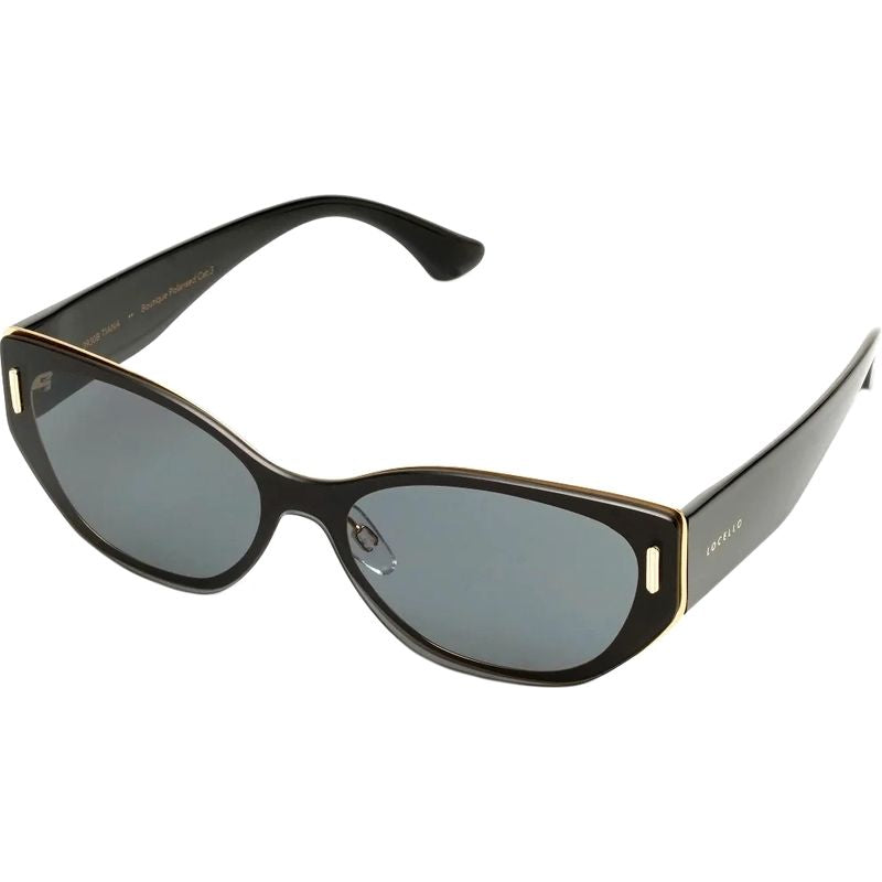 Locello Tiana Black Smoke Polarised Angle