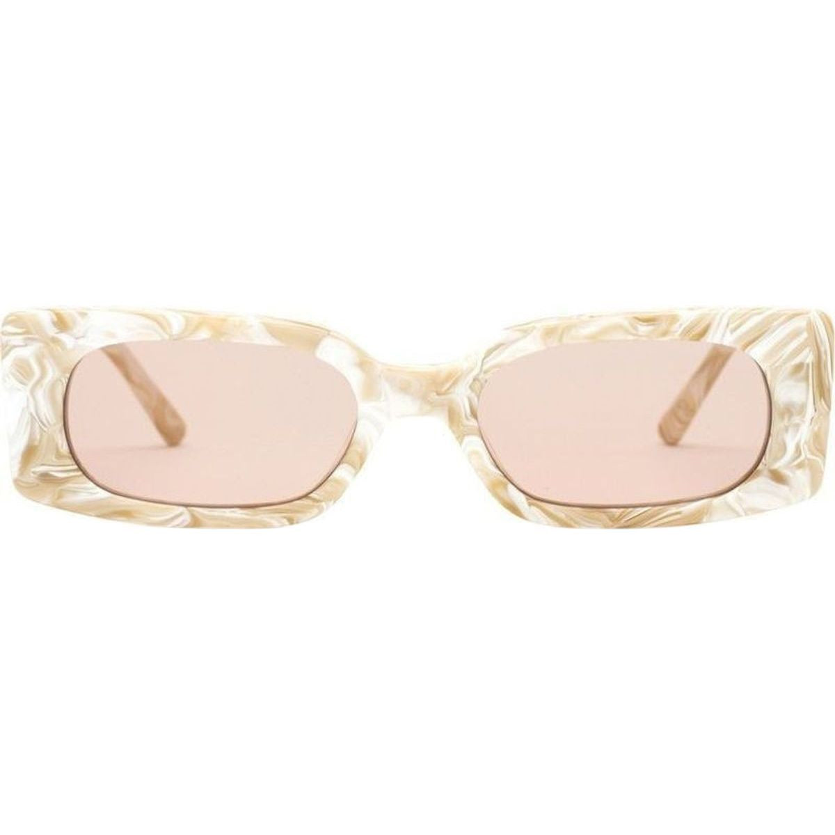 Salome, White Onyx/Rose Lenses