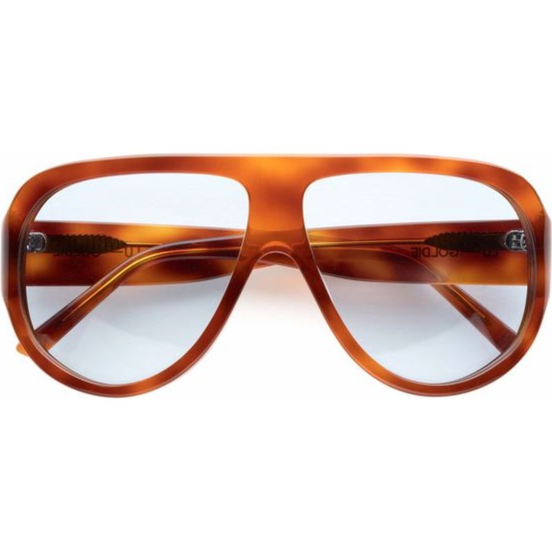 Lu Goldie Bunny Chestnut Light Blue Front