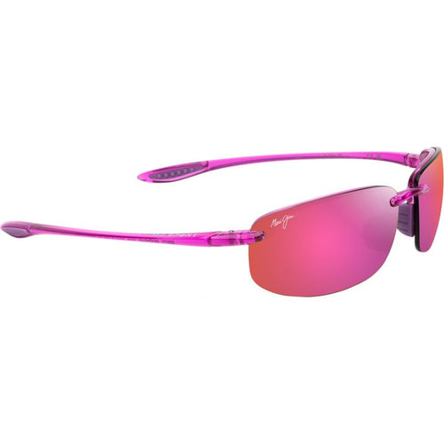 Ho'okipa, Shiny Transparent Cyclamen Pink/Maui Rose Polarised Lenses