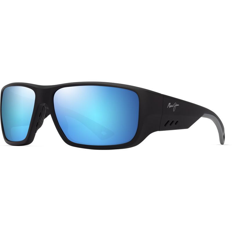 Keha, Matte Black/Blue Hawaii Glass Polarised Lenses