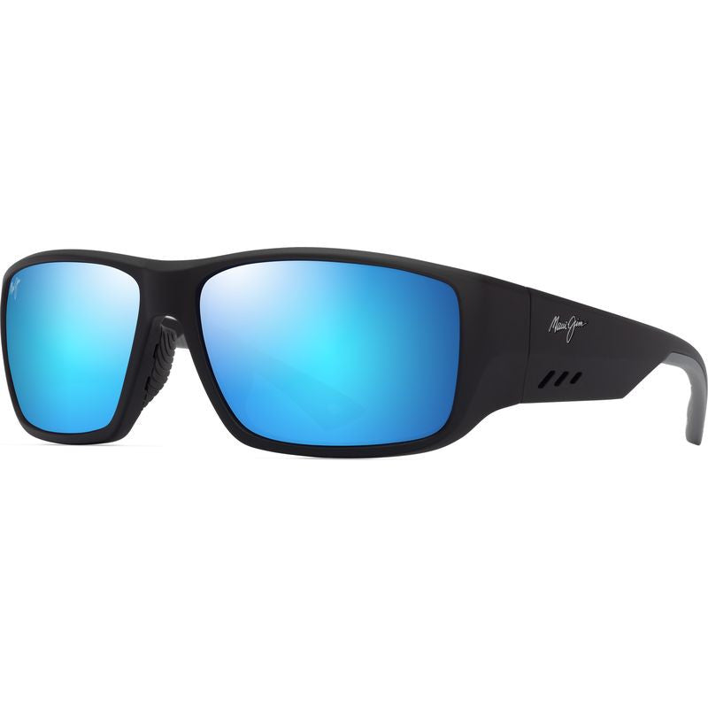 Keha Alt Fit, Matte Black/Blue Hawaii Glass Polarised Lenses