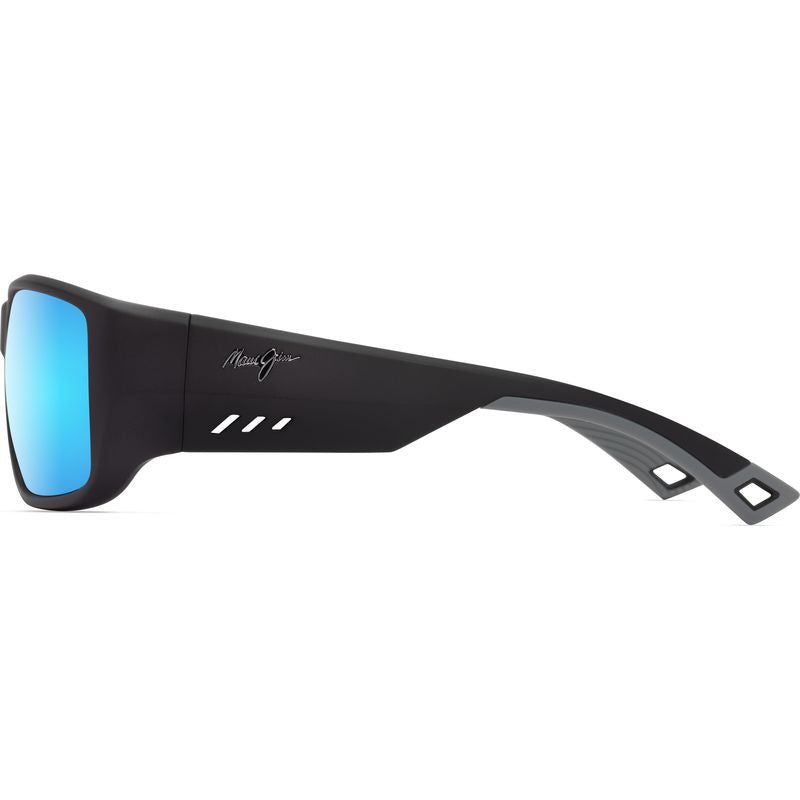 Keha Alt Fit, Matte Black/Blue Hawaii Glass Polarised Lenses