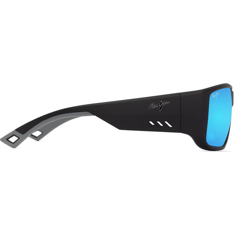 Keha Alt Fit, Matte Black/Blue Hawaii Glass Polarised Lenses