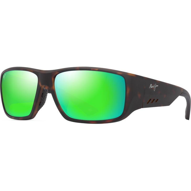 Keha Alt Fit, Matte Dark Havana/Maui Green Glass Polarised Lenses