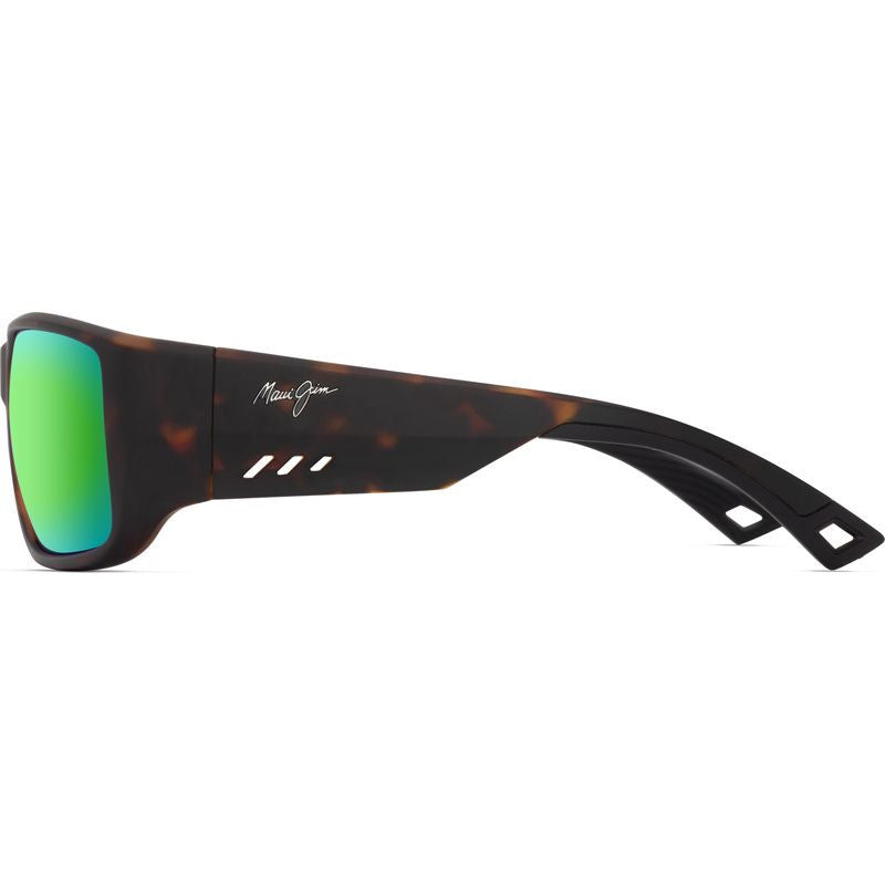 Keha Alt Fit, Matte Dark Havana/Maui Green Glass Polarised Lenses