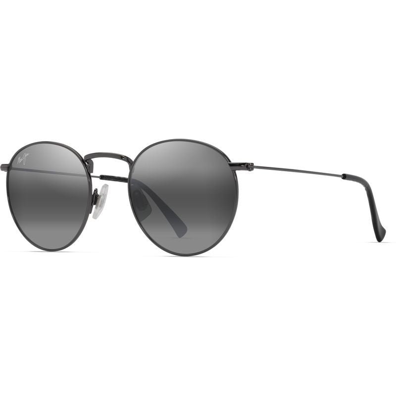 Pukaua, Shiny Dark Ruthenium/Neutral Grey Polarised Lenses