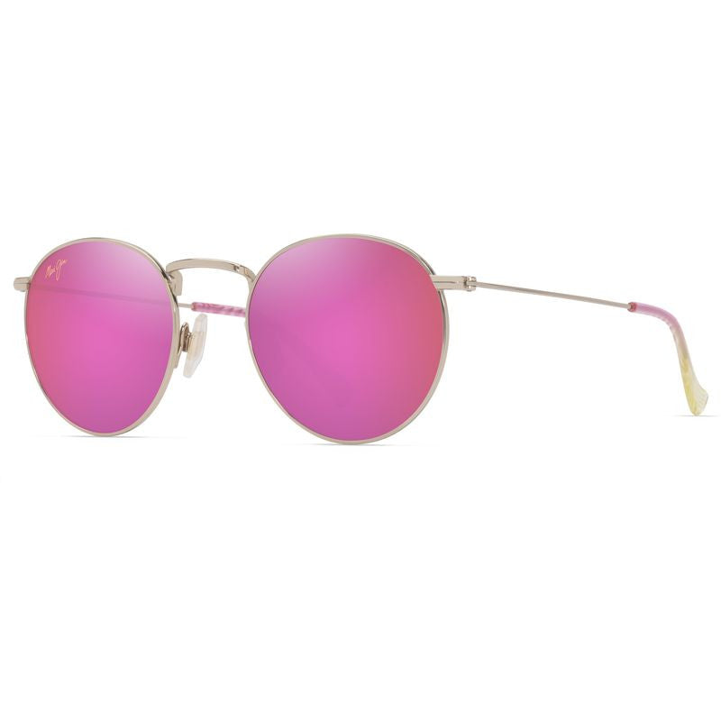 Pukaua, Shiny Light Gold/Maui Sunrise Polarised Lenses