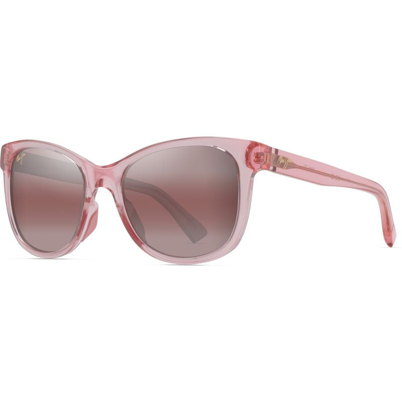 Kiopa'a, Shiny Transparent Pink/Maui Rose Glass Polarised Lenses