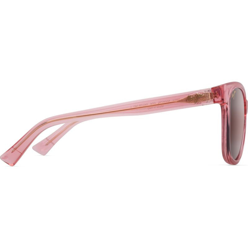 Kiopa'a, Shiny Transparent Pink/Maui Rose Glass Polarised Lenses