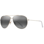 Hau'oli XL, Shiny Light Gold/Neutral Grey Polarised Lenses