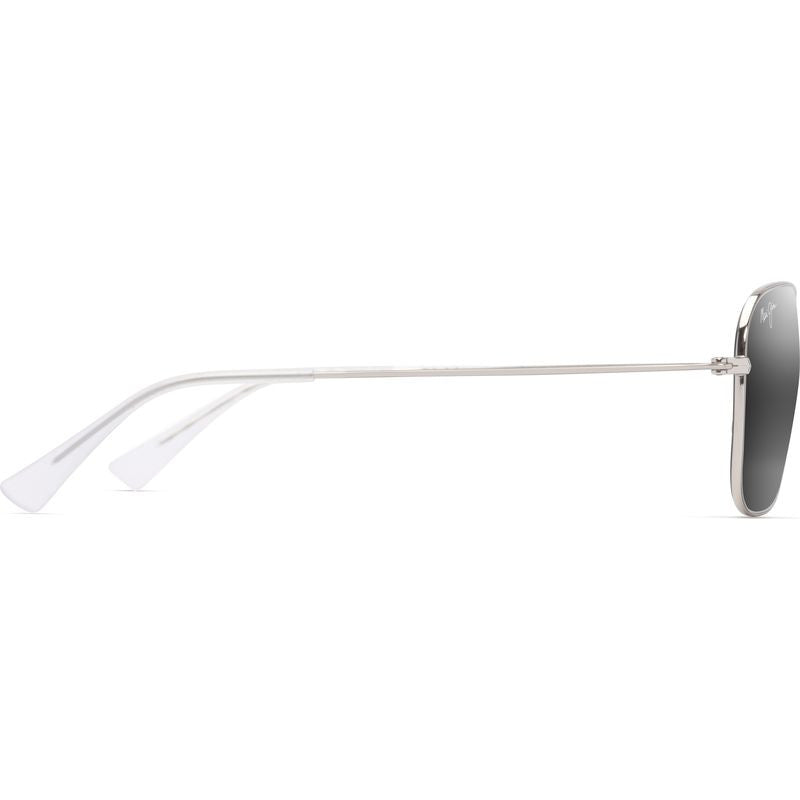 Na'auao, Shiny Silver/Neutral Grey Polarised Lenses