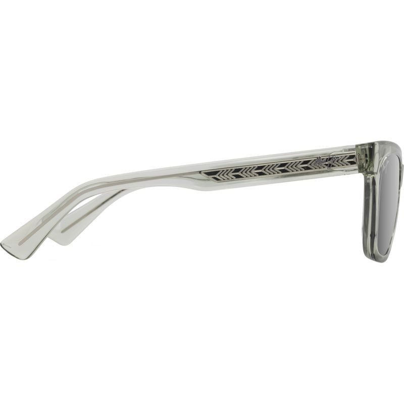 Hiwahiwa, Shiny Transparent Sage/Neutral Grey Glass Polarised Lenses