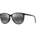 Ocean, Shiny Black/Neutral Grey Polarised Glass Lenses