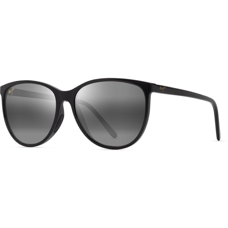 Ocean, Shiny Black/Neutral Grey Polarised Glass Lenses