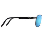 Castles, Matte Dark Ruthenium/Blue Hawaii Glass Polarised Lenses
