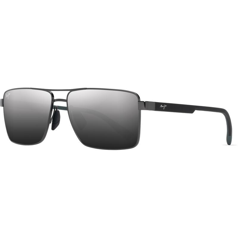 Piha, Shiny Gunmetal and Black/Silver Black Gradient Mirror Polarised Glass Lenses