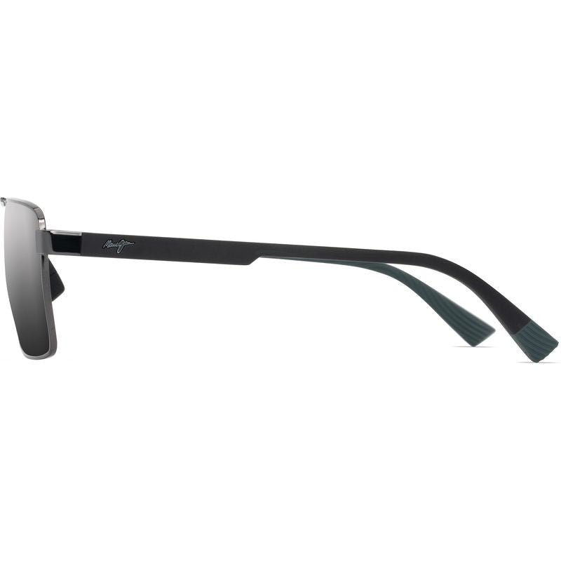 Piha, Shiny Gunmetal and Black/Silver Black Gradient Mirror Polarised Glass Lenses