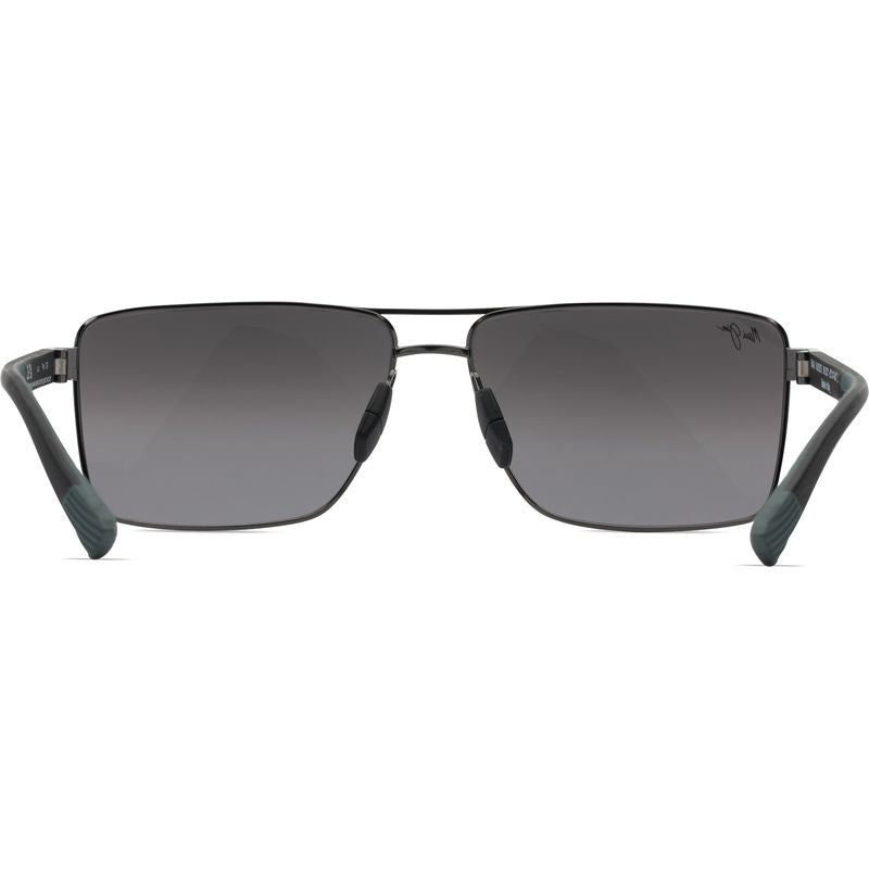 Piha, Shiny Gunmetal and Black/Silver Black Gradient Mirror Polarised Glass Lenses