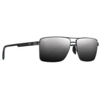 Piha, Shiny Gunmetal and Black/Silver Black Gradient Mirror Polarised Glass Lenses
