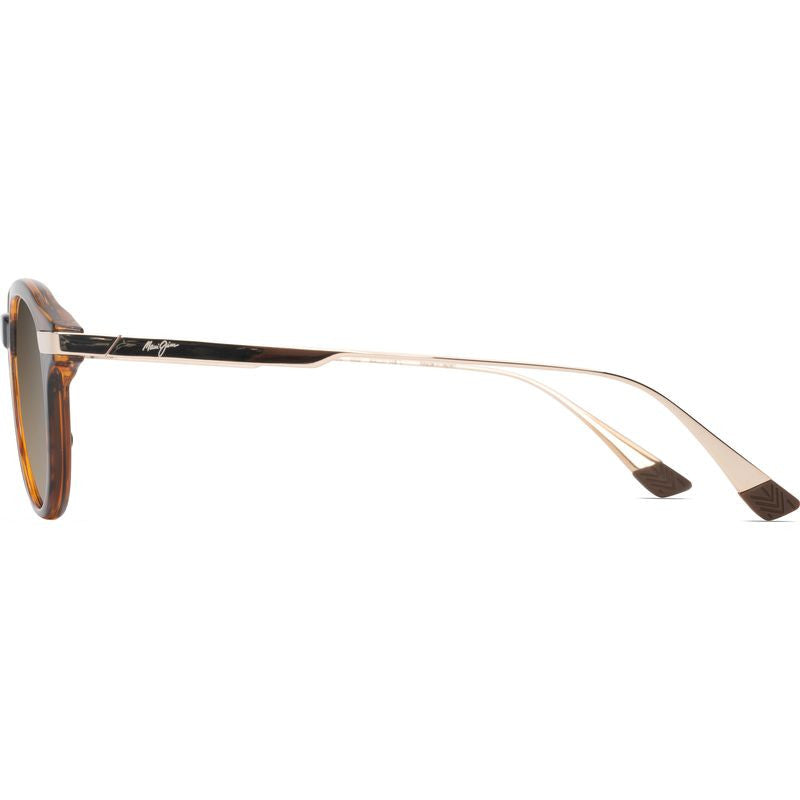 Momi, Shiny Dark Havana and Gold/HCL Bronze Polarised Lenses