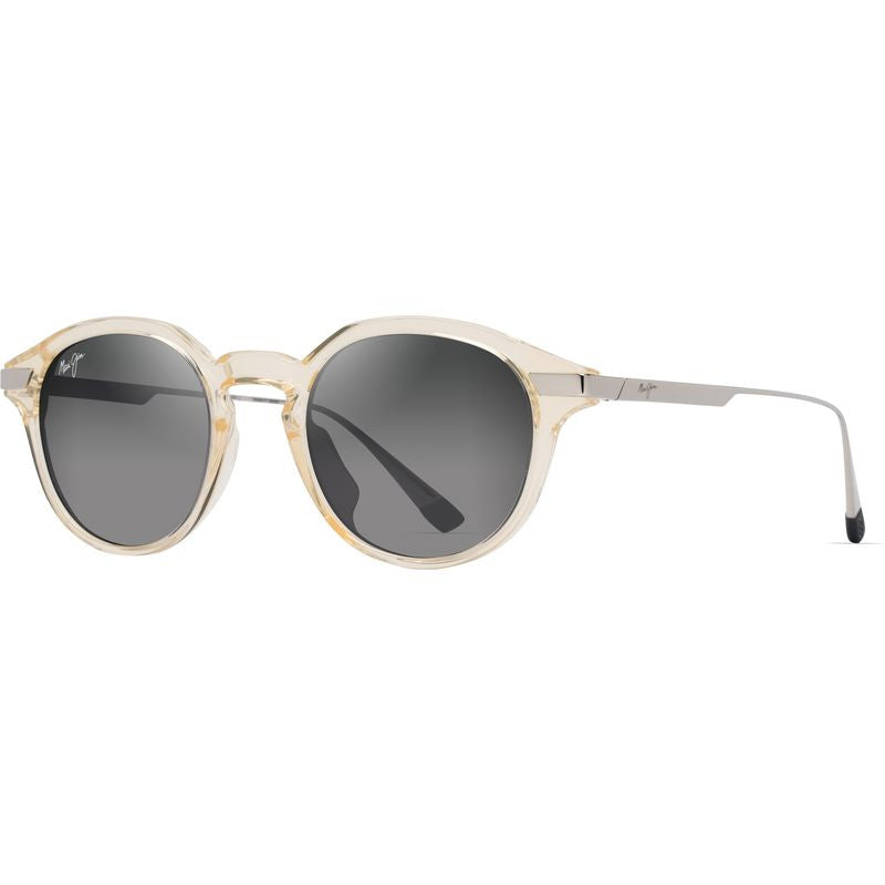 Momi, Shiny Transparent Yellow and Silver/Neutral Grey Polarised Lenses