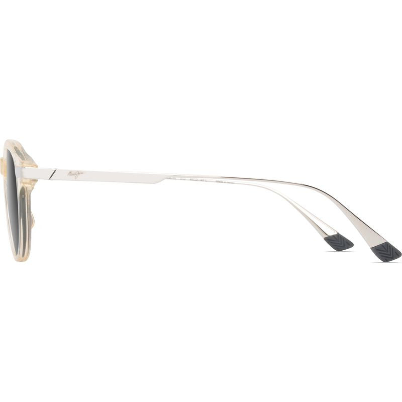 Momi, Shiny Transparent Yellow and Silver/Neutral Grey Polarised Lenses
