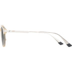 Momi, Shiny Transparent Yellow and Silver/Neutral Grey Polarised Lenses