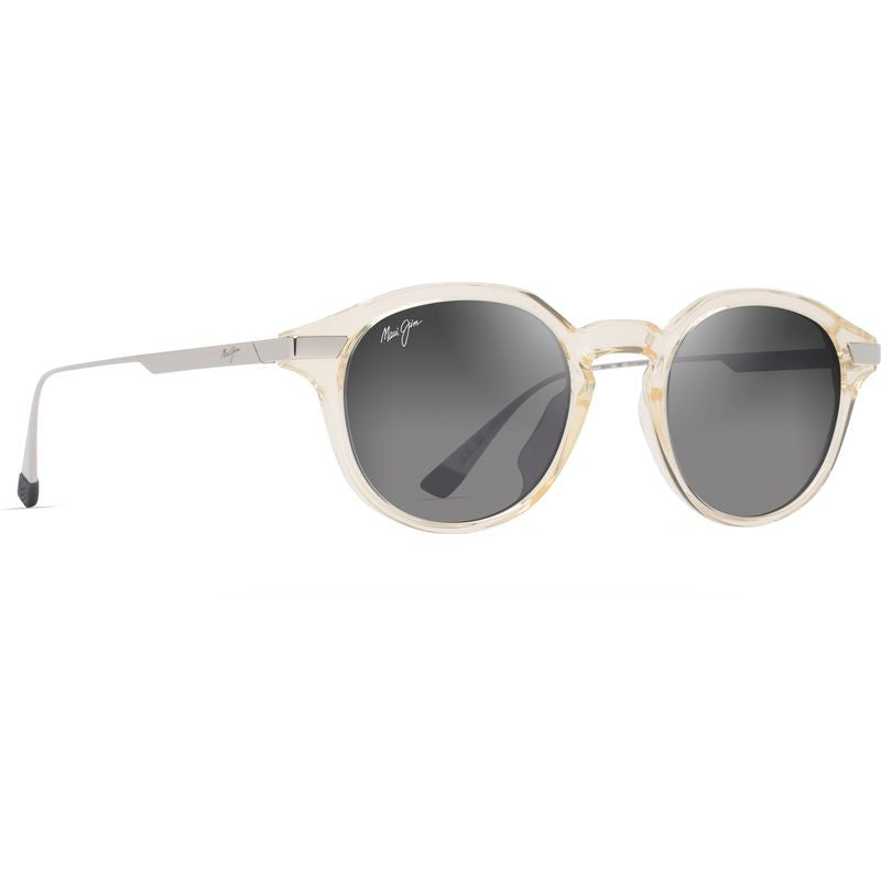 Momi, Shiny Transparent Yellow and Silver/Neutral Grey Polarised Lenses