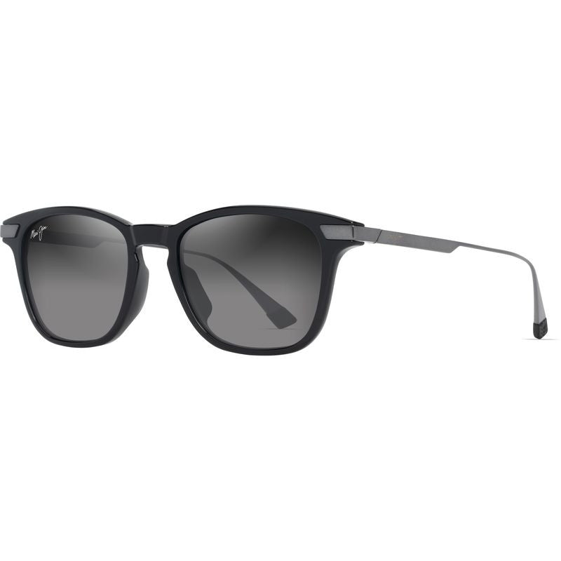 Mana'olana, Shiny Black and Gunmetal/Neutral Grey Polarised Lenses