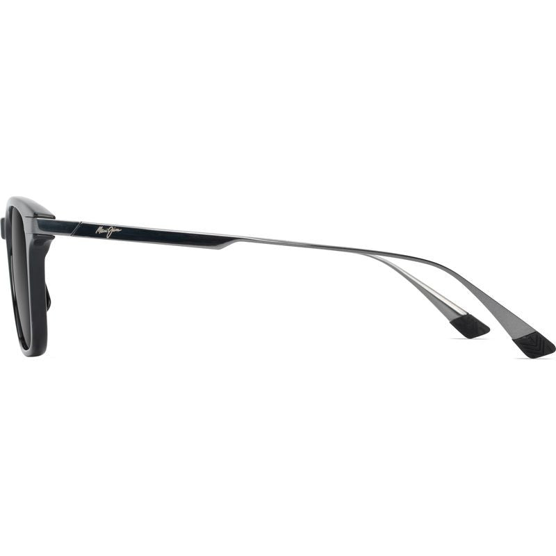Mana'olana, Shiny Black and Gunmetal/Neutral Grey Polarised Lenses