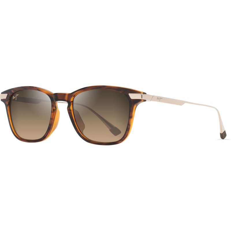 Mana'olana, Shiny Dark Havana and Gold/HCL Bronze Polarised Lenses
