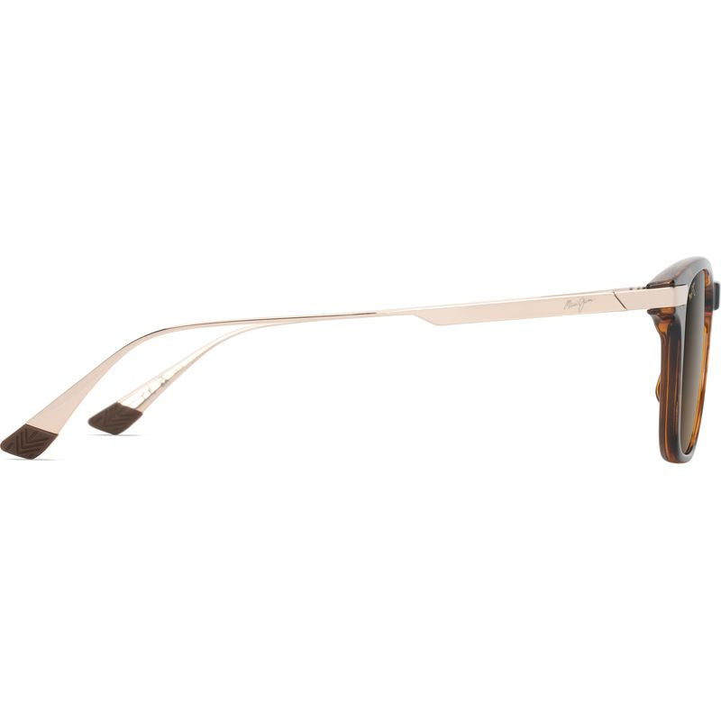 Mana'olana, Shiny Dark Havana and Gold/HCL Bronze Polarised Lenses