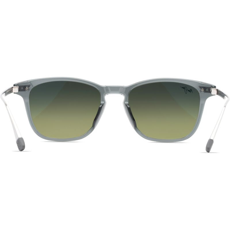 Mana'olana, Shiny Transparent Grey and Silver/Maui HT Polarised Lenses