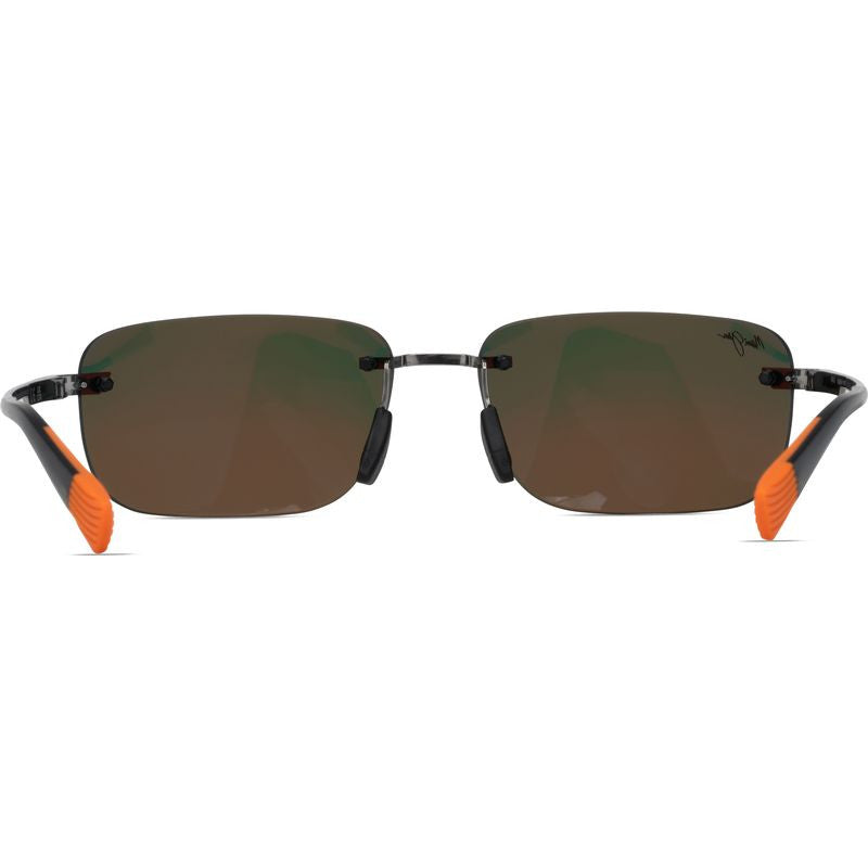 Lanakila, Shiny Light Ruthenium/Hawaii Lava Mirror Polarised Lenses