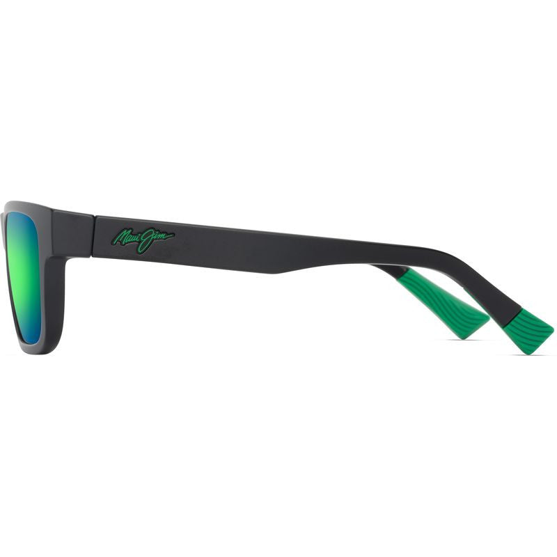Keola, Matte Black/Maui Green Polarised Lenses