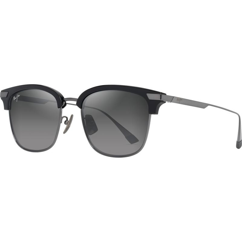 Kalaunu Alt Fit, Shiny Black and Dark Silver/Neutral Grey Polarised Lenses