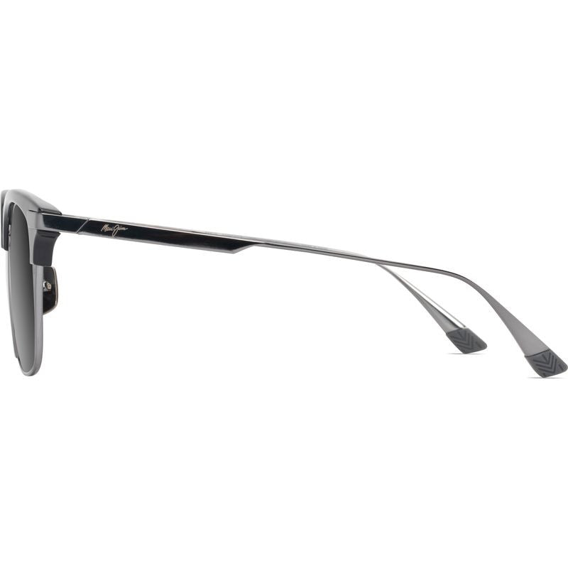 Kalaunu Alt Fit, Shiny Black and Dark Silver/Neutral Grey Polarised Lenses