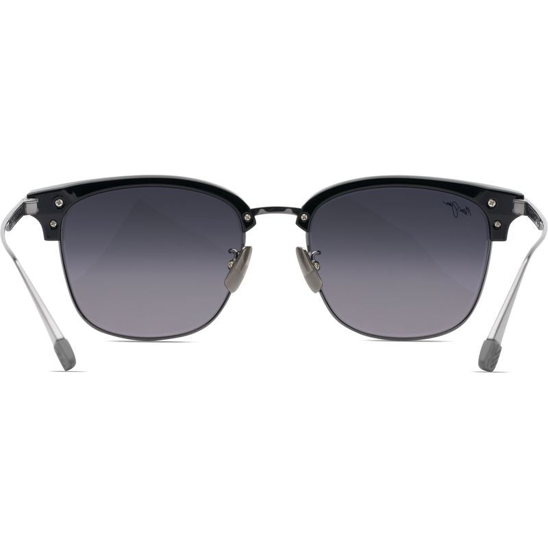 Kalaunu Alt Fit, Shiny Black and Dark Silver/Neutral Grey Polarised Lenses