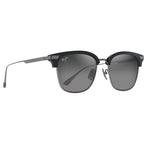 Kalaunu Alt Fit, Shiny Black and Dark Silver/Neutral Grey Polarised Lenses