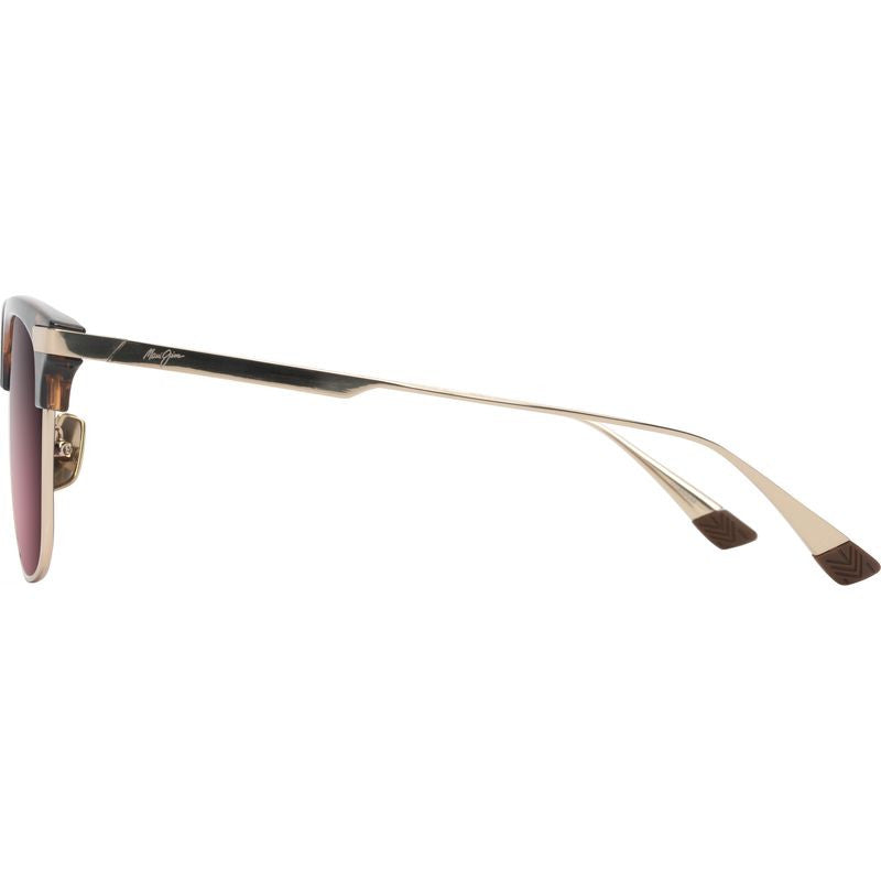 Kalaunu Alt Fit, Shiny Dark Havana and Gold/Maui Rose Polarised Lenses