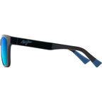Punikai, Shiny Black/Blue Hawaii Polarised Lenses