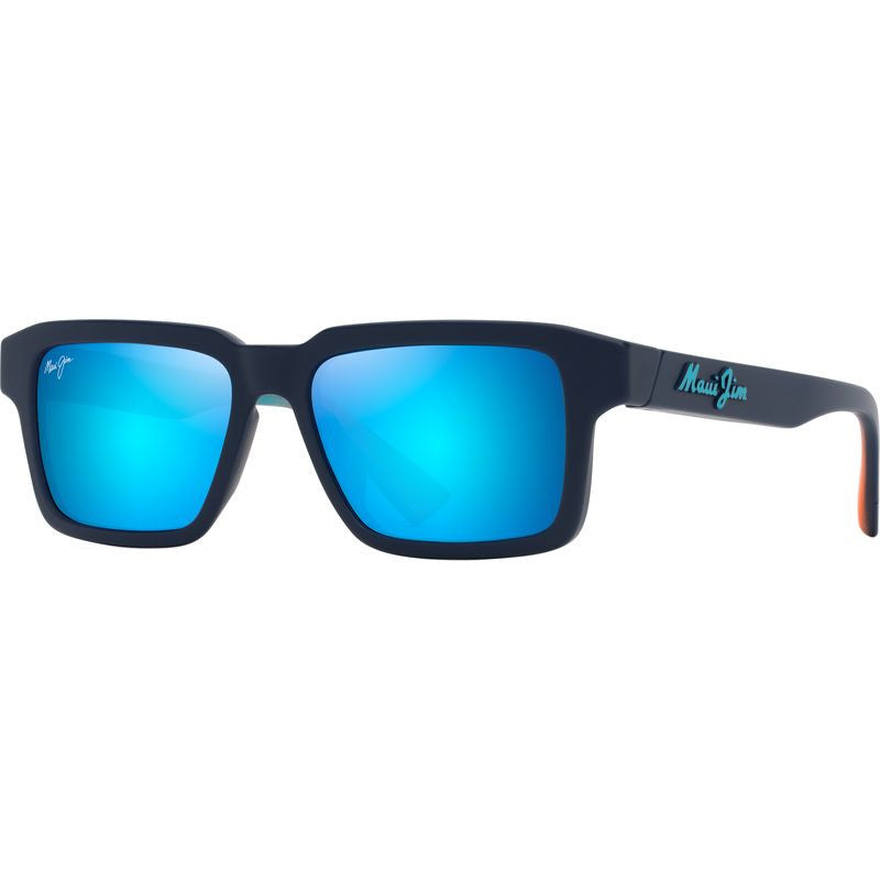 Kahiko, Matte Dark Blue/Blue Hawaii Polarised Lenses