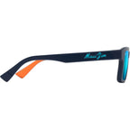 Kahiko, Matte Dark Blue/Blue Hawaii Polarised Lenses