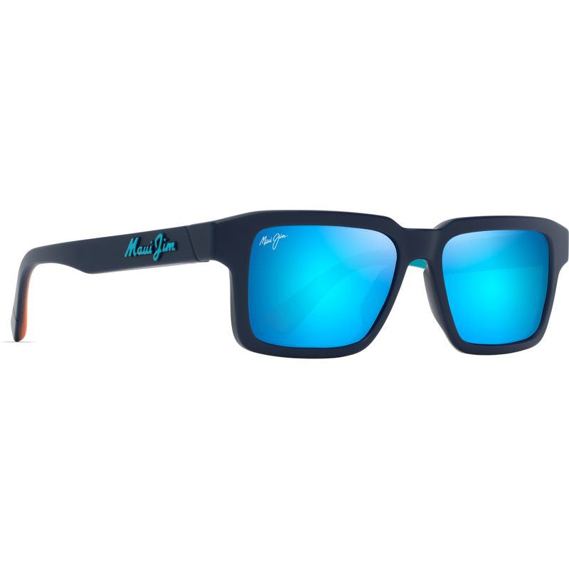Kahiko, Matte Dark Blue/Blue Hawaii Polarised Lenses
